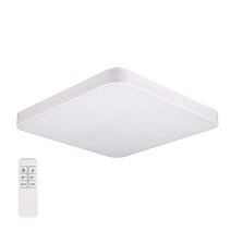 원하 LED 라라 방등 50W + 리모컨 세트, 화이트(등), 주광색(하얀빛)