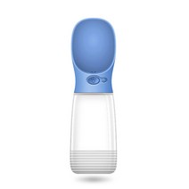 퍼피맨 pb+ 간식 보관형 애견물통 380ml, 블루, 1개