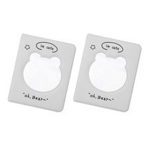 솔룸 오베어 포토카드 보관 앨범 2p, 화이트