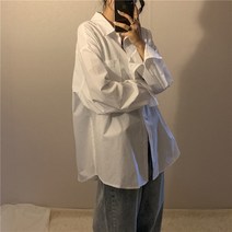 리프 여성용 오버사이즈 셔츠