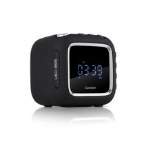 캔스톤 무선 블루투스 미니 스피커 라디오 우퍼 사운드 LX-C2, Black