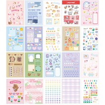 온업 DIY 다이어리 꾸미기 스티커북 ST34 20p, 1개, 1