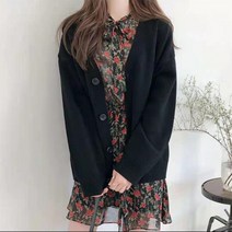 여성용 베이 데일리 니트 가디건 101 CH-2318580