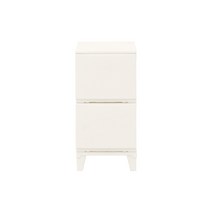 보노하우스 심플리 슬림 서랍장 2단, 화이트, 1개
