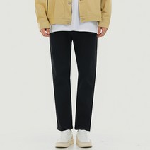 파이브엑스라지 남성용 빅사이즈 미니멀 스판 블랙진