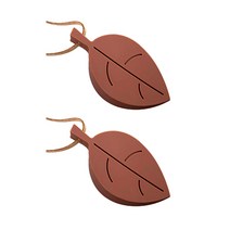 나뭇잎 도어스토퍼 브라운, 2개