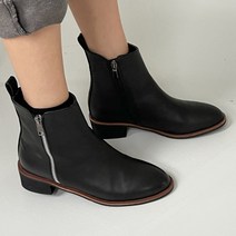 코나블루 여성용 둥근코 앵클부츠 3cm DT3409