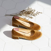 세인트디보스 소프트 벨벳 미들힐 4cm D0P860-5