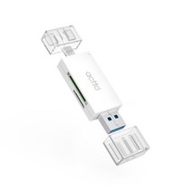 엑토 TF SD카드 USB 3.2 C타입 듀얼 OTG 멀티 카드리더기, OTG-10화이트