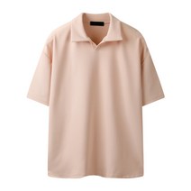 해리슨 남성용 링클프리 로이 오픈 반팔 카라티 SME1158