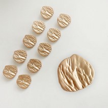 장식 단추 2번 25mm, 골드장식, 10개
