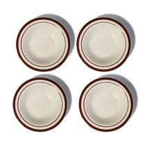 호레카 레트로 디저트 브런치 빈티지 그릇 02 원형구프 대 158mm, 4개, 단품