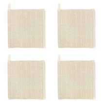 달빛풍선 제로웨이스트 주방 삼베 수세미, 1개입, 4개