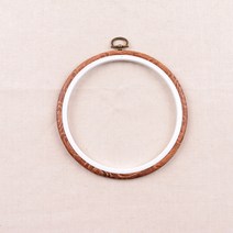 고무 자수 원형수틀 155mm, 혼합색상, 1개