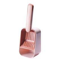 베러바이즈 고양이 화장실 모래 삽 보관 수납 거치대, 02 핑크