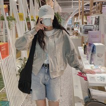 프롬미스 여성용 투웨이 크롭 후드집업