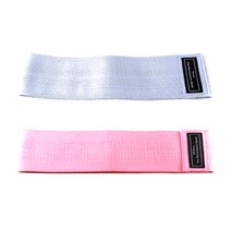 마켓에이 탄성 스쿼트 힙업 루프 밴드 2p, 라이트그레이, 핑크