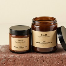 에인디 시그니처 캔들 100g + 200g 세트, 파인유칼립투스, 1세트