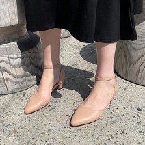 벨레페 여성용 그로비 펌프스 미들힐 4cm