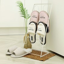 조은리빙 4단 실내화 거치대, 화이트, 1개