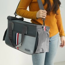 레드퍼피 반려동물 풀체 이동 가방, 진그레이