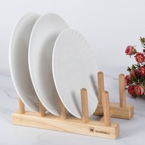 원목 접시꽂이, 혼합색상