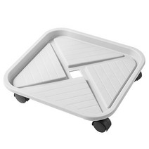 소프트홀릭 이동식 물빠짐 사각형 화분 받침대, 혼합색상