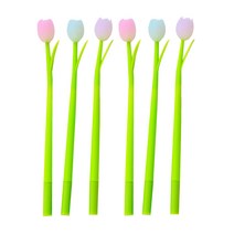 더오픈하우스 자외선 변색 실리콘 젤 펜 74-0516, 랜덤발송, 6개