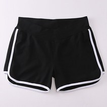 투톤 라인 임부용 돌핀팬츠