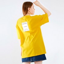 고스트리퍼블릭 여성용 우먼스 머스트 B 루즈 오버핏 반팔 티셔츠 WT28906