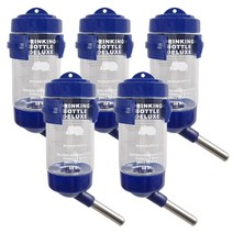 펫츠핸들러 햄스터 걸이형 급수 물병 80ml LB-80, 랜덤발송, 5개
