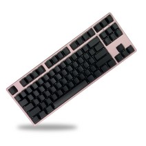 몬스타기어 카일 적축 유선키보드, 텐키리스, NINJA 87K5, B 핑크