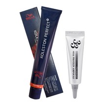 웰라 콜레스톤 퍼펙트 플러스 염색제 80g + 셀리본 33 실크 프로틴 앰플 12ml 세트, 1세트, 8/3(염색제)
