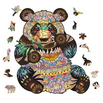 성인용 나무 동물 직소 퍼즐 대형, 판다, 102피스