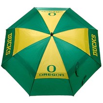 Team Golf NCAA 팀 마크 62인치 골프 우산 보호 커버 이중 캐노피 방풍 디자인 자동 오픈 버튼