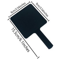 휴대용손거울 도매 메이크업 거울 손 개최 광장 사용자 정의 로고 매일 핑크블랙화이트 작은, style1+5pcs