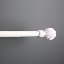 문앤유 회오리 원형 커튼봉 6자 8자 10자 12자 14자 16자 길이 블랙 화이트, 커튼봉 블랙 16자 (120~480cm)