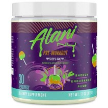 Alani Nu Pre Workout Supplement Powder for Energy Endurance Pump Sugar Free 200mg 카페인 충돌을 방지하기 위해 L, 마녀의 양조주