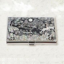 나전 자개 명함 케이스 십장생 흑백 외국인 선물 고급, 상세페이지 참조