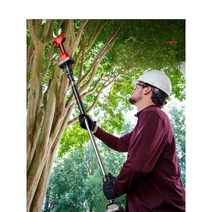 가지치기 유압식 가위 절단기 나무 충전식 휴대용, 기본모델 + 배터리 2개+ 2.1M 폴대