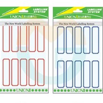 위센티브 18X60MM 일반 견출지 사무용견출지 스티커견출지 견출지양식, 적색