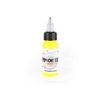 15ml 전문 문신 uv 잉크 안전 흰색 보라색 녹색 빛 7 색 형광 문신 안료 영구 메이크업 바디 페인팅, 노란 문신 잉크