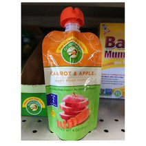 Comforts Carrot & apple puree 콤포츠 당근 & 사과 퓨레 4oz(113g) 4팩
