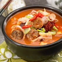 [ HACCP 인증 ] 넉넉한 방쿡포차 (특) 얼큰 순대국 / 오마주 건강나라, 20팩, 700g