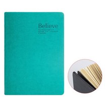 600 페이지 a5a6 노트북 빈 여분의 두꺼운 메모장 비즈니스 일기 기록 책 부드러운 pu 가죽 스케치 그리기 4 색 생활 기록, 초록, a5