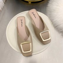 여성 20대 30대 패션화 보세 낮은굽 뮬구두 스타일