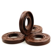 ID 15 MM TC 오일 씰 스켈레톤 브라운 불소 FKM 고무 유압 스프링 링 개스킷 15x21x4 15x23x7 2 피스, 01 15x21x4 2PCS