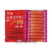 도나우 숯불갈비향 소시지 1kg /냉동소세지 캠핑용 핫도그용, 숯불갈비향 소시지 1kgx10팩