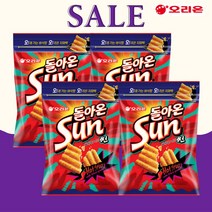 돌아온썬 핫스파이시 지퍼백 273g X 4 대용량 스낵 간식, 1세트