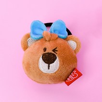 [돌앤돌스] 테디아일랜드 블루앨리 머리끈 곰인형 캐릭터머리끈 헤어악세사리 캐릭터인형 봉제인형 곰돌이인형 인형선물